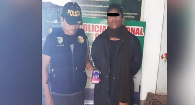 Policía detiene a sujeto que hurtó celular en tienda comercial de Cusco.