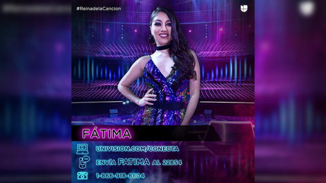 Peruana Fátima Poggi pasó a la semifinal de “Reina de la canción” tras gran performance