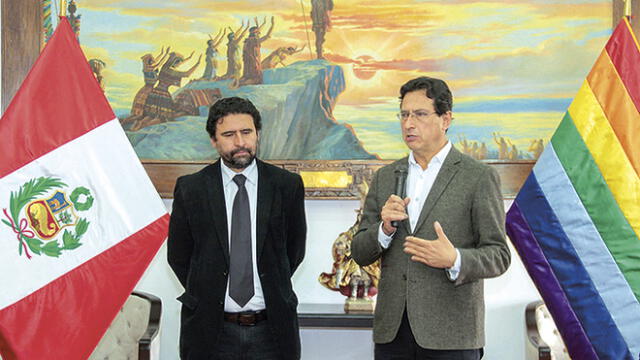 En Cusco alcalde Moscoso sostuvo primera reunión con electo burgomaestre Boluarte
