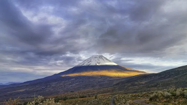 Volcán Misti registra baja actividad sísmica, según el IGP.