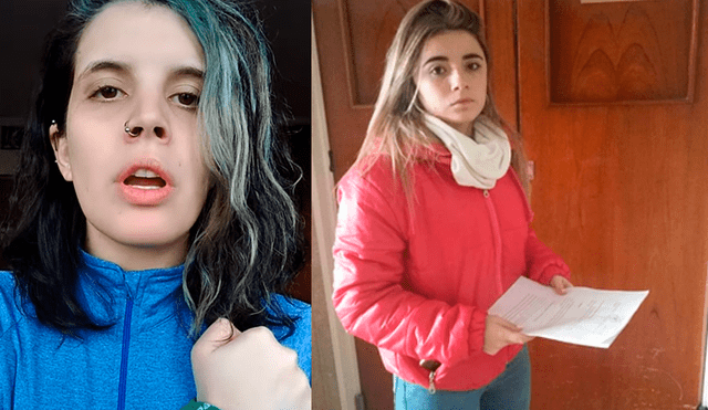 Joven es criticada en Argentina por versión feminista del Himno Nacional. Foto: Composición/Twitter@LuciaAlvarezVas