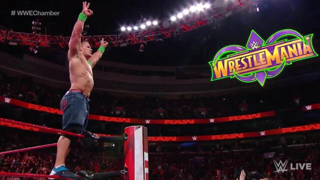 WWE Monday Night Raw: ¡John Cena estará presente en Elimination Chamber!