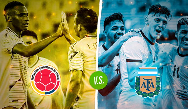 Argentina vs. Colombia Sub-23 EN VIVO: albiceletes y cafeteros chocarán por el Preolímpico de Colombia. Foto: Difusión