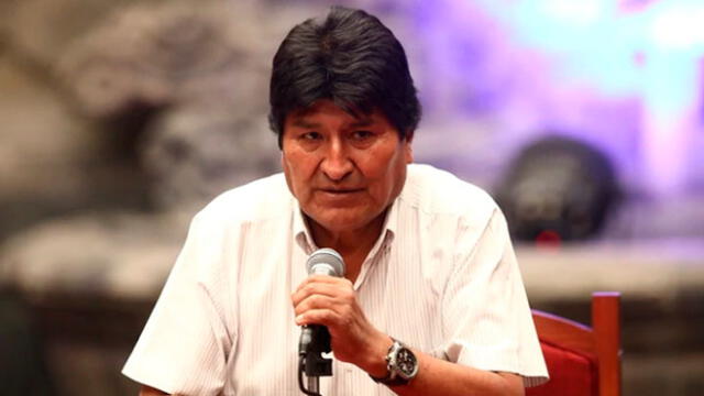 Primera conferencia de prensa de Evo Morales en México. Foto: difusión