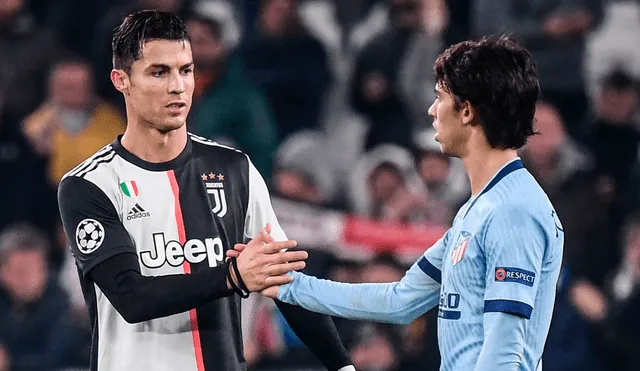 Cristiano Ronaldo y Joao Félix protagonizan una conmovedora postal en la Champions League.