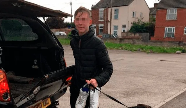 El adolescente paseaba con sus perros cuando notó que el bebé cayó al agua.