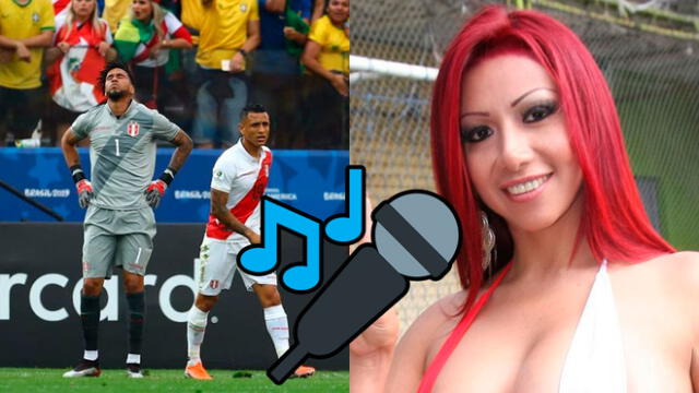 ‘Novia de la Copa América’ reaparece y le canta a Perú tras goleada de Brasil