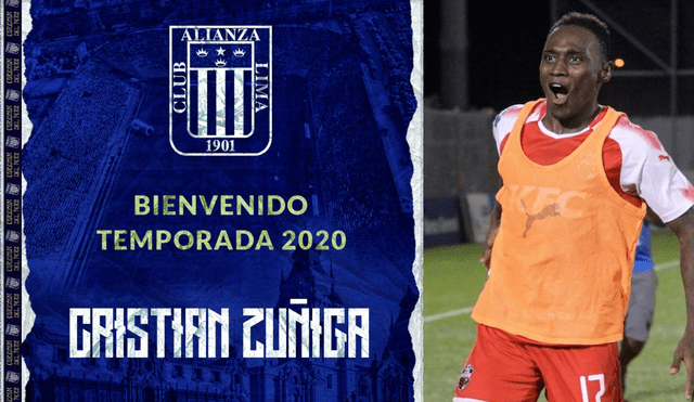 Alianza Lima: Cristian Zúñiga es nuevo delantero para la temporada 2020.