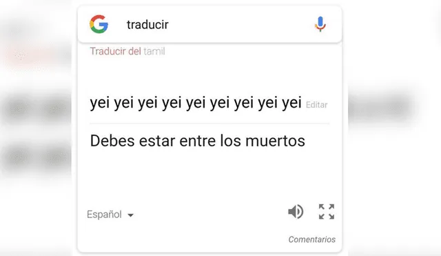 Google Translate: escribe 'yei' nueve veces en el traductor y misterioso resultado aterra a miles [VIDEO]