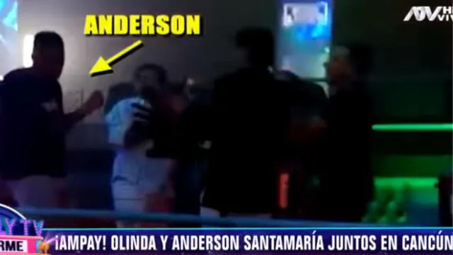 Anderson Santamaría ampay con Shirley Arica y Olinda Castañeda