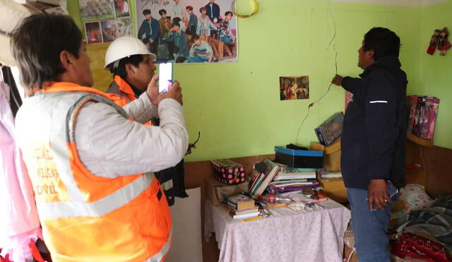 Graves daños registran viviendas e instituciones educativas. Foto: Municipalidad Distrital de Nuñoa