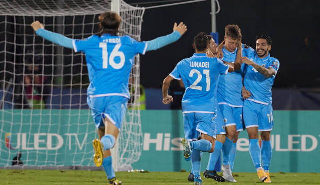 El último gol de San Marino fue en junio, pero en partido amistoso contra Kosovo. Foto: Twitter
