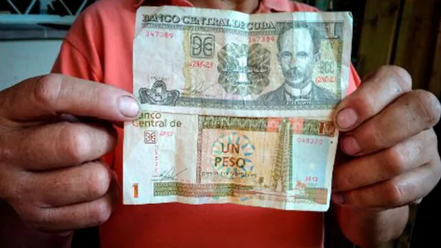 El peso cubano (cup) y el peso convertible (cuc) pasarán a ser una sola moneda. Foto: AFP