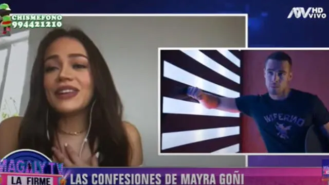 Mayra Goñi descarta relación sentimental con Jesús Mosquera. Fotos: Instagram