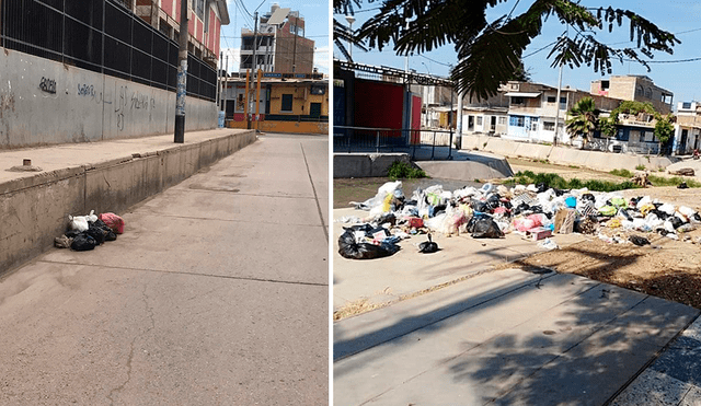 Reportan acumulación de basura en Sullana.