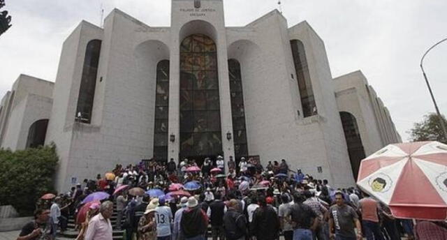 Suspenderán mil audiencias en Arequipa a causa de huelga indefinida en Poder Judicial.
