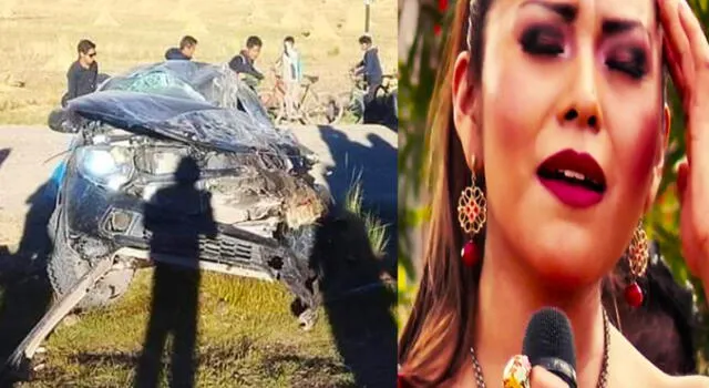 Músicos de cantante folclórica Yarita Lizeth sufren aparatoso accidente en Puno [FOTOS]