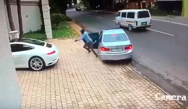 YouTube: intentó robar un lujoso auto pero nunca imaginó esta reacción del dueño