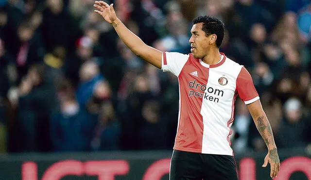 Renato Tapia todavía tiene contrato con el Feyenoord. Foto: Agencia