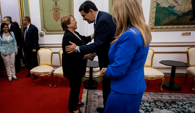 Bachelet y Maduro se reunieron para hablar de la crisis en Venezuela