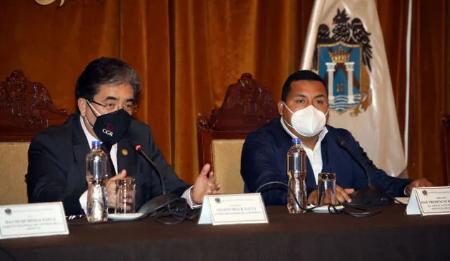Alcalde José Ruíz solicitó que Contraloría supervise la puesta en funcionamiento de la planta de oxígeno. Foto Prensa MPT