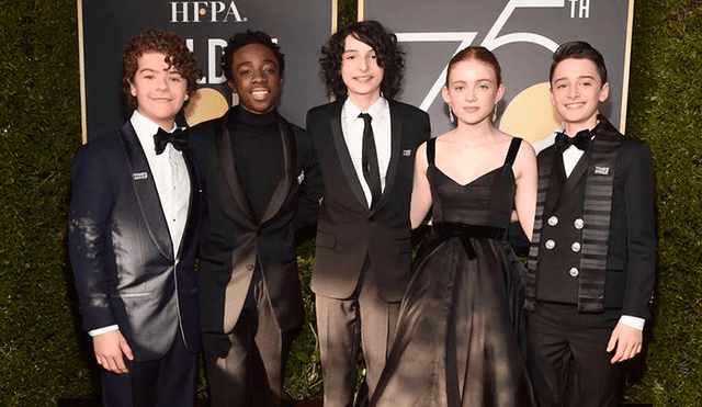 Instagram: actor de Stranger Things llevó especial compañía a los Globos de Oro 2018
