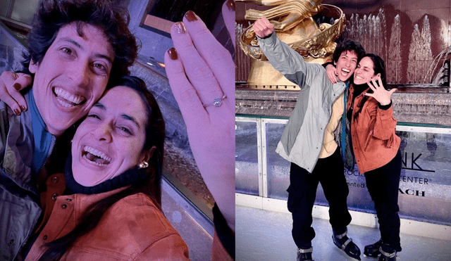 Mateo Garrido Lecca y Verónica Alvarez se comprometieron el 6 de enero del 2023. Foto: composición LR/Instagram