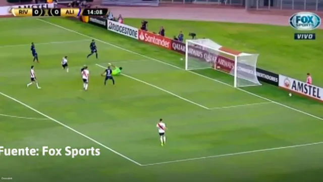 Alianza Lima vs River Plate: Matías Suárez anota el 1-0 para el 'Millonario' con un golazo [VIDEO]