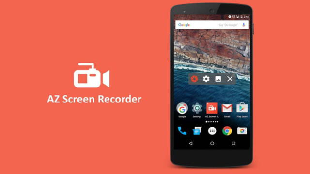 AZ Video Recorder es una app para grabar pantalla del smartphone.