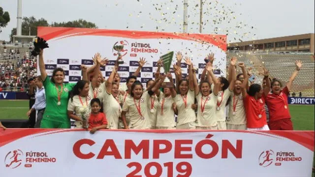 Universitario de Deportes se coronó campeón del Campeonato Peruano de Fútbol Femenino 2019. (Foto: Twitter FPF Femenino)
