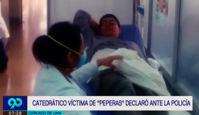 Miraflores: Catedrático mexicano fue víctima de las ‘peperas’ [VIDEO]