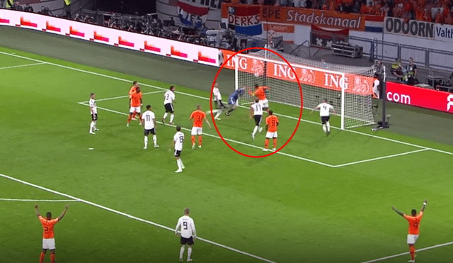 Alemania vs Holanda: Van Dijk aprovechó un descuido alemán para poner el 1-0 [VIDEO]