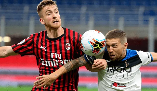 AC Milan y Atalanta empataron 1-1 en San Siro por la jornada 36 de la Serie A de Italia. | Foto: EFE