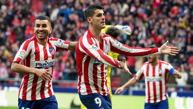 Atlético de Madrid en La Liga. Foto: AFP