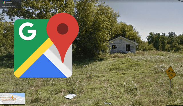 Google Maps captó posible suicidio en casa abandonada de EEUU [FOTOS]