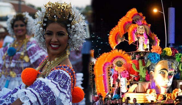 El Carnaval de Panamá concita la atención y algarabía de numerosos panameños y extranjeros. Foto: composición LR / AFP / TVN Panamá