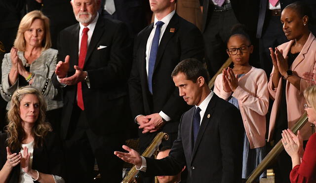 Trump dice en discurso ante Congreso que "tiranía" de Maduro va a ser "aplastada". Foto: AFP.