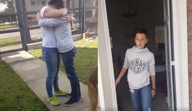 Facebook: conmovedor reencuentro de niño con su perro perdido emociona a miles [VIDEO]