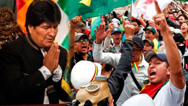 Evo Morales pidió que pare la violencia en Bolivia. Foto: Composición