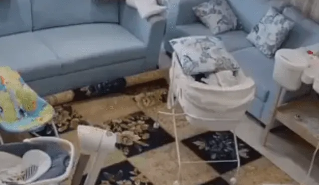 Facebook: bebé dormía en su cuna cuando techo colapsa y un hecho milagroso sucede [VIDEO]