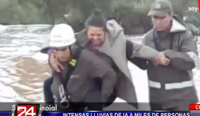 Dos muertos y más de 100 damnificados tras inundaciones en Chile [VIDEO]