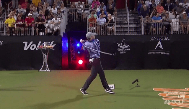 YouTube: El palo de un golfista se partió e impactó duramente contra un espectador [VIDEO]