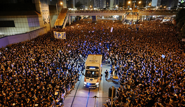 Cerca de dos millones protestaron en Hong Kong contra ley de extradición a China