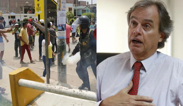 Ministro Basombrío: "Si liberan a todos los detenidos, se va a garantizar que esto se repita" | VIDEO
