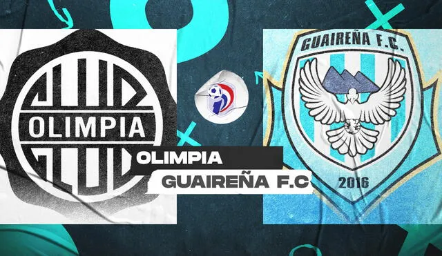 Olimpia vs Guaireña en la jornada 22 del Torneo Apertura de Paraguay. Composición GLR/Fabrizio Oviedo