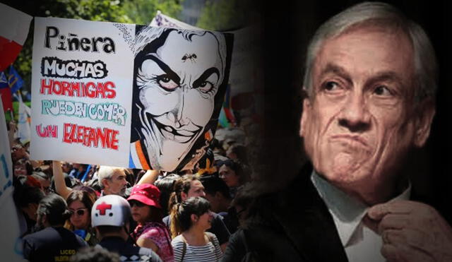 Aprobación de Sebastián Piñera cayó al 6% tras crisis social en Chile. Composición: La República