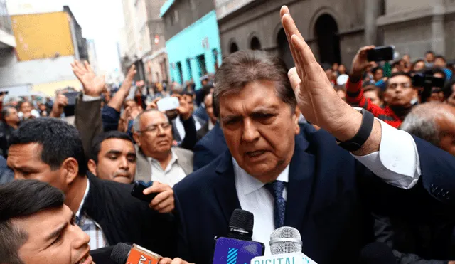 Alan García cuestiona decisión de fiscalía de investigarlo por crimen organizado