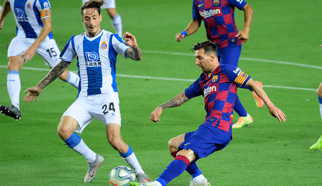 Sigue aquí EN VIVO ONLINE el partido Barcelona vs. Espanyol por la jornada 35 de LaLiga. |.Foto: AFP