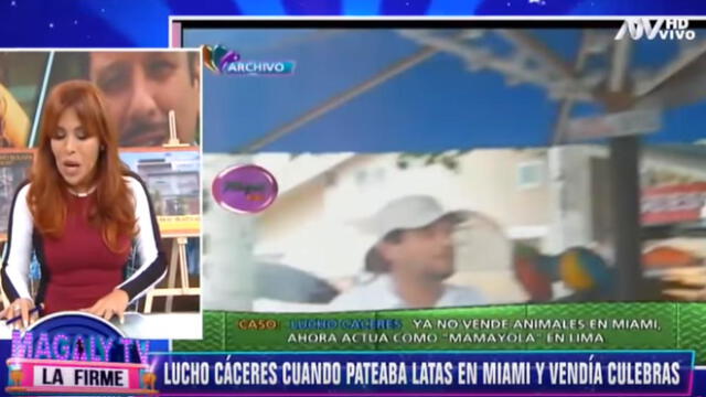 ¿Magaly Medina atacó a Lucho Cáceres por Gisela?: "Fue vendedor de culebras”