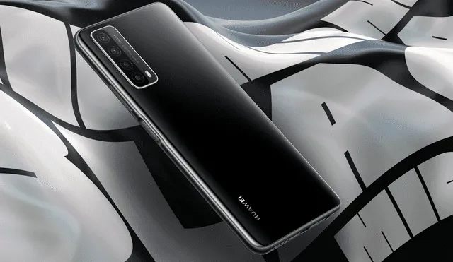 El Huawei P Smart 2021 en color negro. | Foto: Huawei